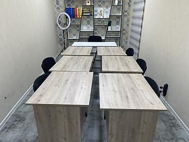 lustr sekilleri: Məhsul: Ofis/tedris otağı üçün modul masa dəsti Təsvir: - Açıq ağac — 2