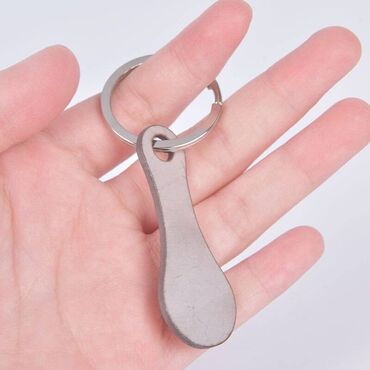 сувениры и брелоки: Металлический брелок из алюминиевого сплава для ключей, длина