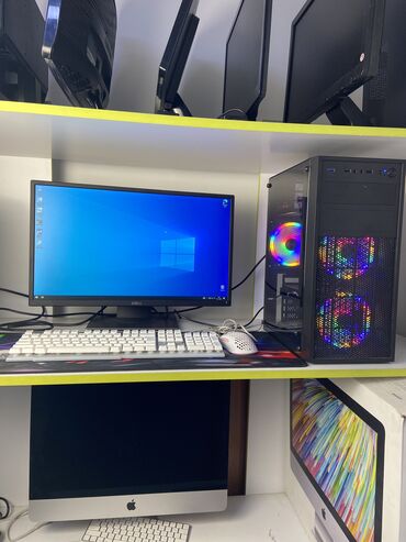 офисные компьютеры в бишкеке: Компьютер, ядер - 2, ОЗУ 16 ГБ, Для несложных задач, Intel Core i3, HDD + SSD