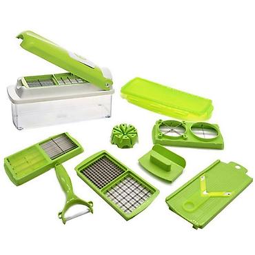 nicer dicer: Tərəvəz kəsən-doğrayan Nicer Dicer Plus 14-ü 1-də Dəstdə əşya sayı — 9