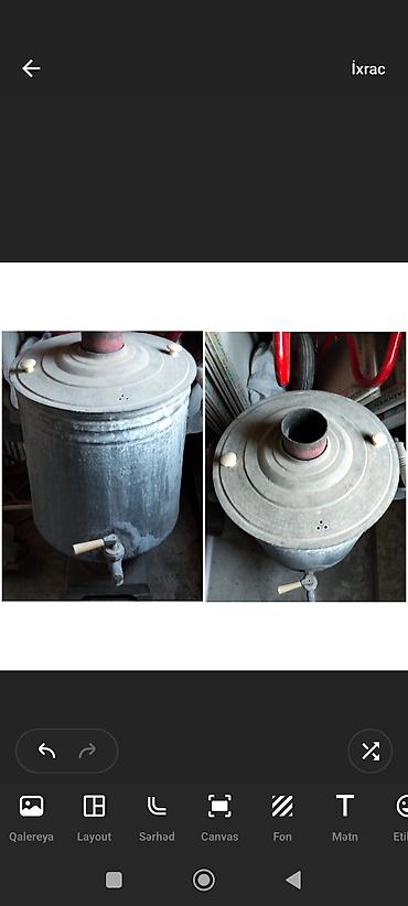 lenkeran samovar: Qədimi qalın 50 Lt Samovar 1200 azn satılır.Heç bir poblemi yoxdur — 2