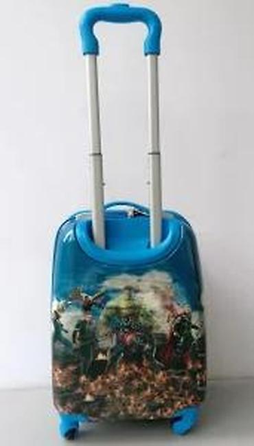 Rančevi, torbe i koferi: Dečji set kofera sa superherojskom tematikom (2 kom) - Dizajn: tvrde — 27