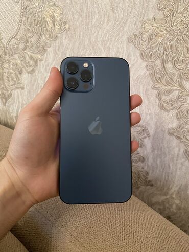 Apple iPhone: IPhone 12 Pro Max, 256 GB, Pacific Blue, Face ID