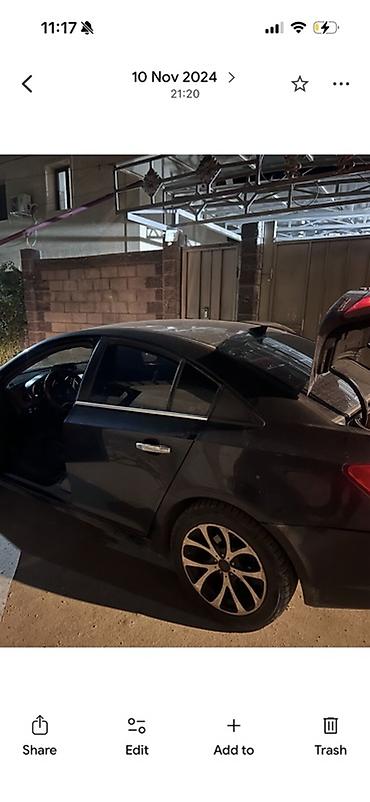 spark 2017: Chevrolet Cruze: 2009 г., Седан — 2