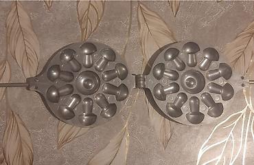 iran peci susesi: Şirniyyat qəlibləri, rəng - Gümüşü, Metal — 1