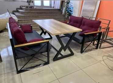 ikinci əl bağ mebeli: Yeni, Dördbucaq masa, Açılmayan, Skameykalar ilə, Azərbaycan