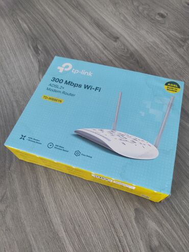 300 Mbps qoşa antenalı modem. İşlənməyib. Yenidir