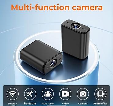 mini camera: Wi-Fi Mini Kamera – çoxfunksiyalı portativ nəzarət və video çəkiliş — 3