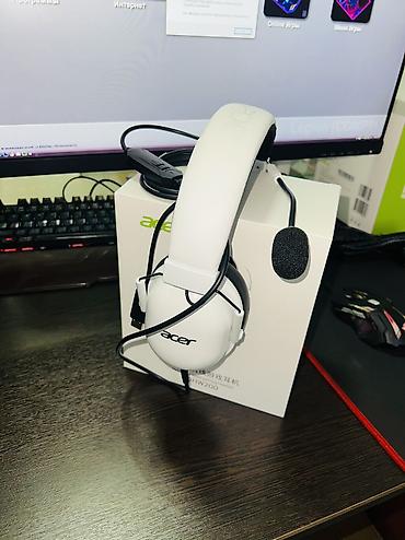 Проводные гарнитуры: Проводные полноразмерные наушники, Acer, Новый, цвет - Белый — 4