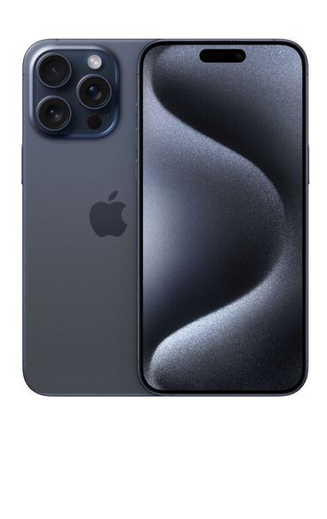 Apple iPhone: IPhone 15 Pro, Б/у, 256 ГБ, Синий, Зарядное устройство, Кабель, 91 %