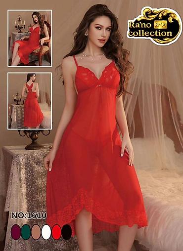 Комплекты: Комплект, Пеньюар, Сатин, С кружевом — 34