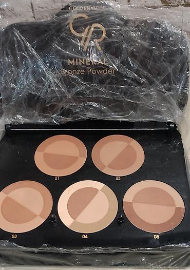 Bronzerlər: Golden Rose Mineral Bronze Powder – bronzer paleti - Brend: Golden — 3