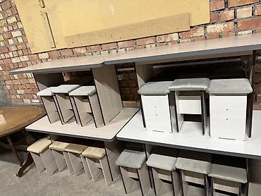 study table: Кухонные обеденные группы «стол + табуреты» Комплект состоит из — 2