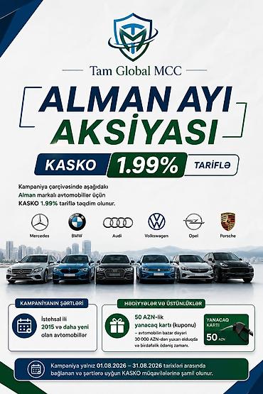 bilio global: Tam Global MMC – sığorta xidmətləri Xidmətlər: - Kasko sığortası — 1