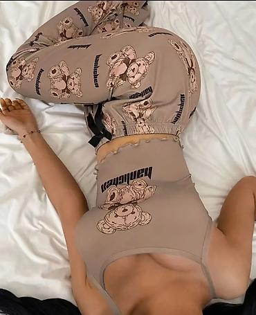 la perla obuca: Dvodelni komplet pidžame za dame vel. L – top na tanke bretele + — 4