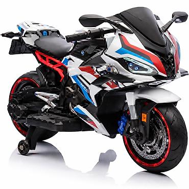 topmove kofer: Motor Sportski 2 točka Beli – Simple Električni motor za decu sa — 1