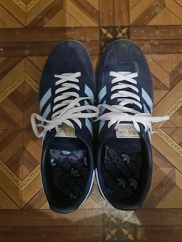 бек абад: Мужские кроссовки, 40.5, Adidas, Б/у, цвет - Синий, Бесплатная доставка — 4