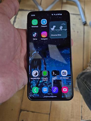samsung s10e: Samsung Galaxy S10e, 128 GB, rəng - Qara, Barmaq izi — 1