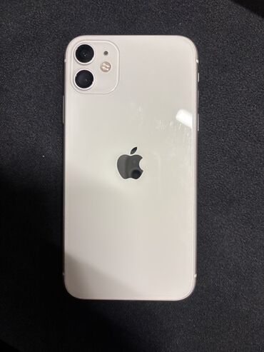 iphone 11 arxa şüşə qiymeti: IPhone 11, 128 GB, Ağ, Face ID