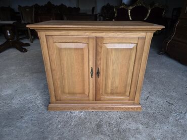 Komode: Drveni dvokrilni kabinet/komoda od punog hrasta - Materijal: masivni — 9