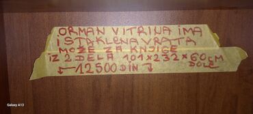 Ormari: Ormani I Vitrine od 7500din do 12500din I polovan namestaj Zemun za — 8