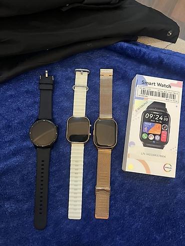 Smart saatlar: Ağıllı saatlar - Model: Smart Watch (qutuda “AMOLED” qeyd olunub) - — 1