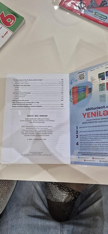 Testlər: İngilis dili Testlər 11-ci sinif, DİM, 1-ci hissə, 2023 il — 4