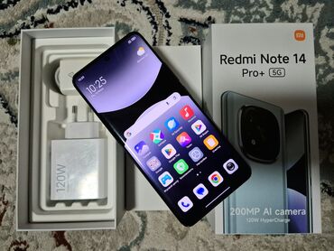 купить жесткий диск на ноутбук: Redmi, Redmi Note 14 Pro Plus, Колдонулган, 256 ГБ, түсү - Кара, 1 SIM, 2 SIM