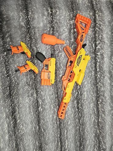 Игровой набор Nerf (Hasbro) — серия N-Strike . Состояние нового at lalafo.kg Игровой набор Nerf (Hasbro) — серия N-Strike . Состояние нового