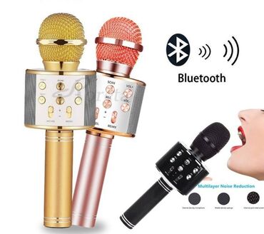 Audio tehnika: Mikrofon karaoke WS-858 Cena 1700din Dostupan u više boja! svetlo