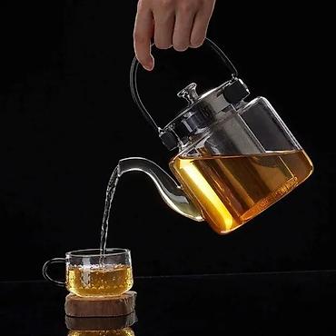 Čajnici: Stakleni čajnik sa infuzerom 1000ml NOVO. Opis proizvoda: Infuzer za — 4