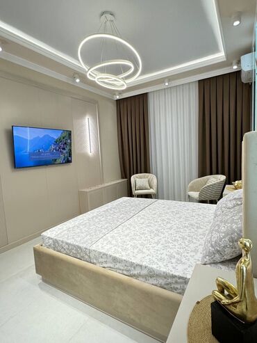 Посуточная аренда квартир: 1 комната, Душевая кабина, Постельное белье, Кондиционер — 13