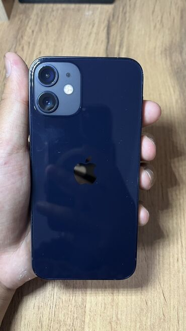 Apple iPhone: IPhone 12 mini, Б/у, 128 ГБ, Синий, Коробка, 77 %
