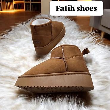 Uqqilər: Qısa boğazlı, isti qış botları - Model: “Fatih shoes” (şəkillərdə — 2