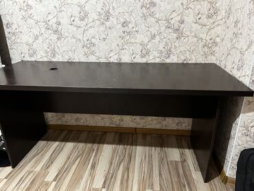 мебел станок: Офисный Стол, цвет - Черный, Б/у