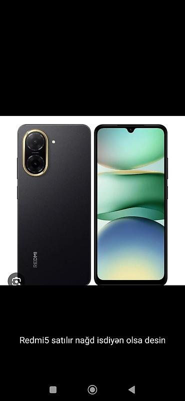 ноутбук бу купить: Redmi 5 smartfonu. Klassik qara rəngdə, arxa hissədə ikili kamera — 1