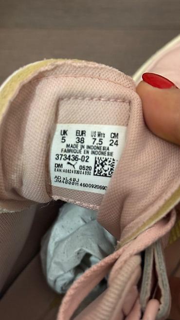 şanel krosovkalar: Puma, Ölçü: 38, rəng - Çəhrayı, İşlənmiş — 4