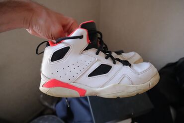 Детская обувь: NIKE Jordan Flight Club 91 White Infrared Basketball Sneakers