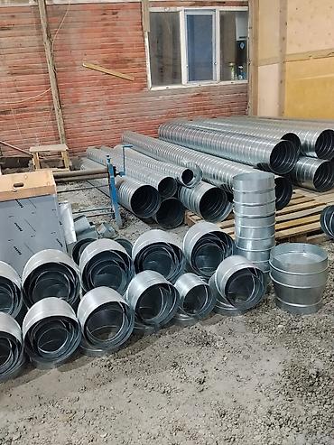 Оборудование для ресторанов, кафе: Məhsul: Spiral formalı sinklənmiş hava kanalları və fitinqlər Təsvir — 3