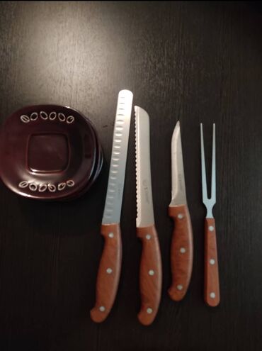 фарфор бишкек: Продаю срочно Ножи почти новые пользовались меньше месяца, тарелки 6