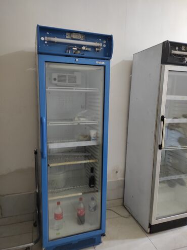 bar vitrini: İşlənmiş 1 qapılı Uğur Soyuducu Satılır, rəng - Göy