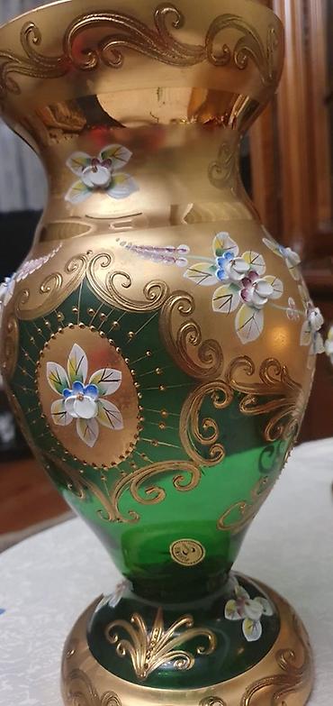 Вазы: Одна ваза, Богемское стекло — 2