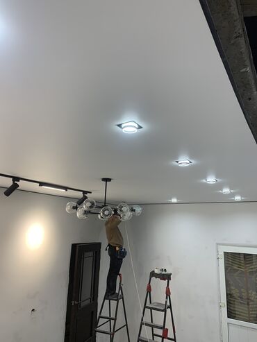 Натяжной потолок: Натяжной потолок Глянцевое, Матовое, 3D потолки Гарантия, Бесплатная консультация, Бесплатный замер — 4