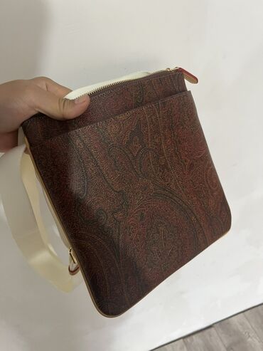 портфель для документов: Классическая сумка, Италия, Материал: Комбинированный материал, Застежка на молнии, Унисекс, Новый