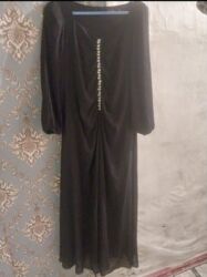 Ziyafət donları: Qara axşam/ziyafət geyimi - Rəng: qara - Uzunluq: uzun, yerə qədər -