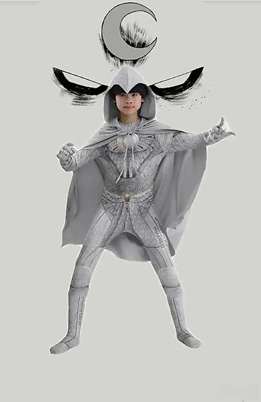 mexx jakne: Kostim Moon Knight (130–140 cm) 🌙🦸‍♂️ Transformiši se u misterioznog — 1