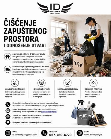 potrebna pomoc u kuci: Čišćenje zapuštenog prostora i odnošenje stvari Agencija za čišćenje — 1