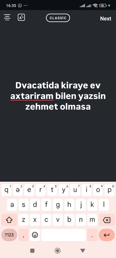 şamaxı evlər: Dvacatida kiraye ev bilenler yazsın zehmet olmasa tecılı ev axtaririq