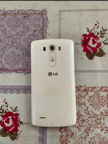 lg d686: LG G3 D855, 16 GB, rəng - Ağ, Kredit, Düyməli, Barmaq izi
