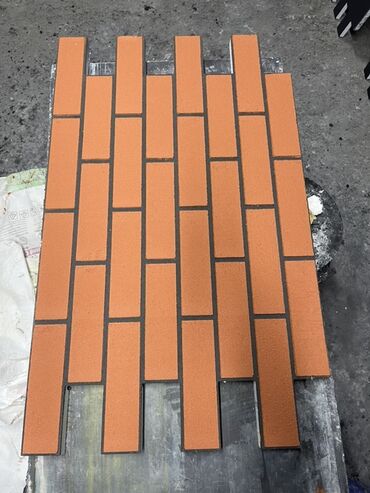 гибкие мраморные панели: Фасадные панели «под кирпич» - Материал: листовые панели с имитацией